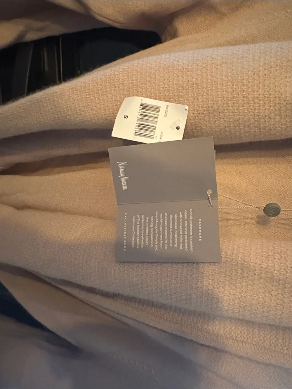 Neiman Marcus Beige Cashmere Sweater